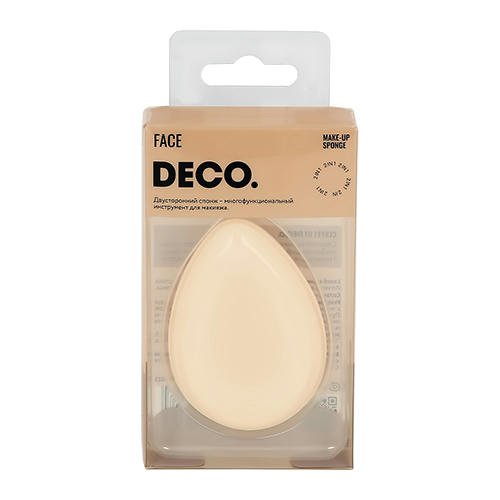 Спонж для макияжа `DECO.` двусторонний (без латекса + силикон) — изображение 2