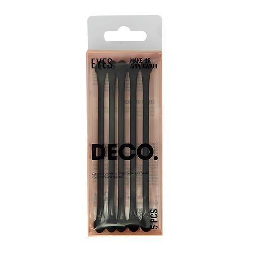 Аппликаторы для теней `DECO.` двусторонние с длинной ручкой 5 шт — изображение 2