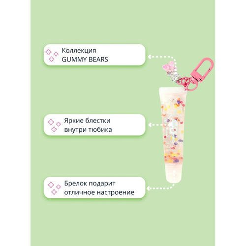 Блеск для губ `ISCREAM` GUMMY BEARS тон 01 coconut — изображение 3