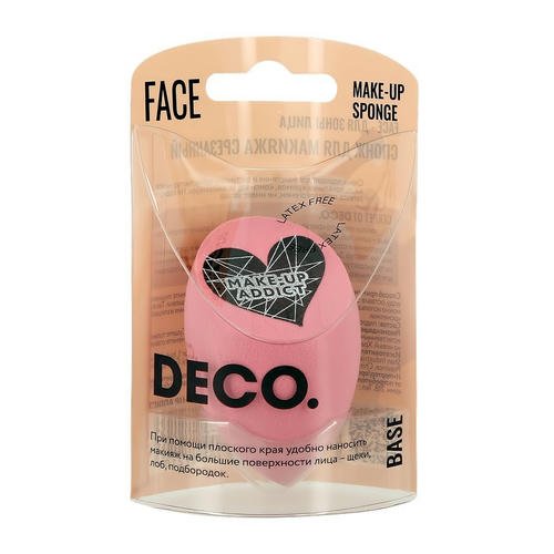 Спонж для макияжа `DECO.` BASE срезанный (make up addict) — изображение 2