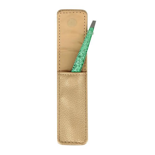 Пинцет для бровей `DECO.` GREEN COUTURE в чехле