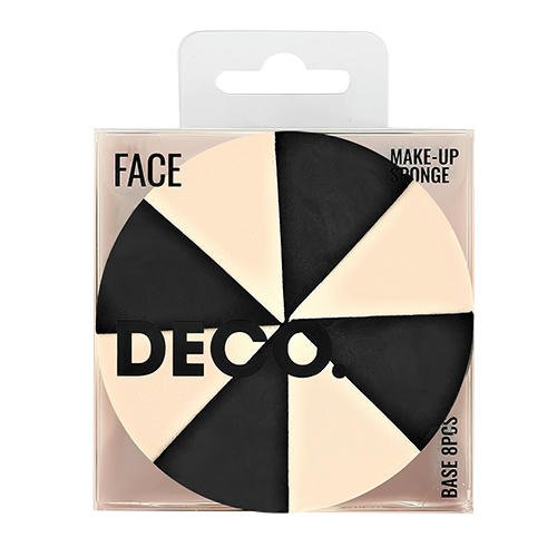 Спонжи для макияжа `DECO.` BASE клиновидные (латекс) 8 шт — изображение 2