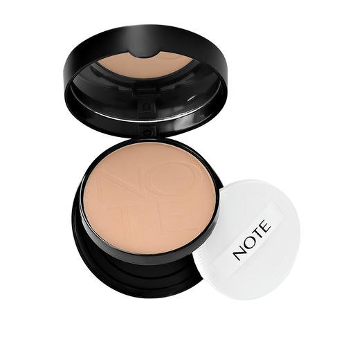 Пудра компактная для лица `NOTE` LUMINIOUS SILK COMPACT POWDER с эффектом сияния тон 198 — изображение 3
