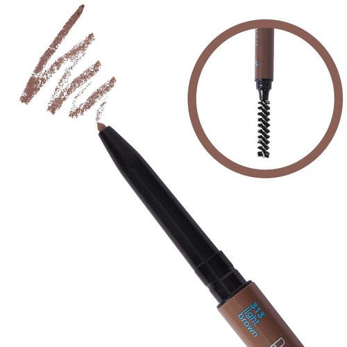 Карандаш для бровей `PARISA` RETRACTABLE MICRO BROW PENCIL автоматический тон 311 темно-коричневый — изображение 3