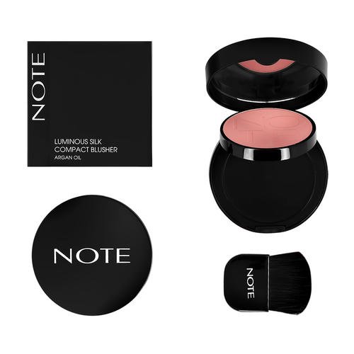 Румяна для лица `NOTE` LUMINOUS SILK COMPACT BLUSHER с эффектом сияния тон 06 — изображение 2