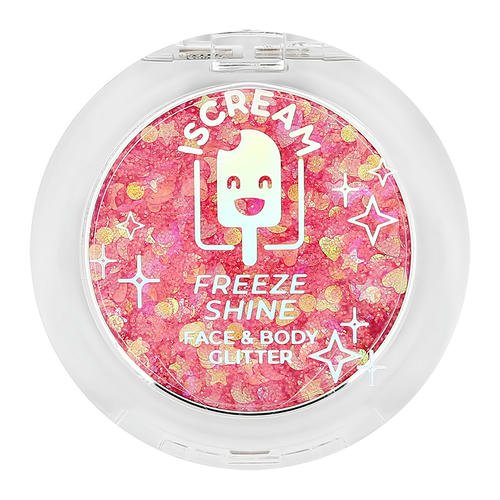 Глиттер для лица и тела `ISCREAM` FREEZE SHINE тон 03 (wave)