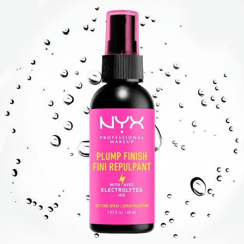 Спрей-фиксатор макияжа `NYX PROFESSIONAL MAKEUP` PLUMPING SET SPRAY увлажняющий 60 мл — изображение 3