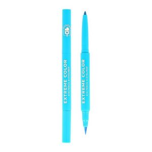 Карандаш-лайнер для глаз `ISCREAM` EXTREME COLOR 2 в 1 (blue)