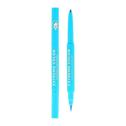 Карандаш-лайнер для глаз `ISCREAM` EXTREME COLOR 2 в 1 (blue)