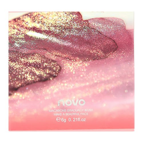 Румяна для лица `NOVO` GRADUALLY MACARONS BLUSH тон 02 — изображение 2