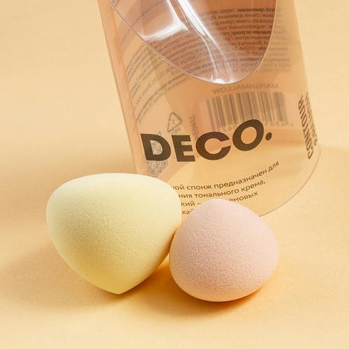 Набор спонжей для макияжа `DECO.` (marshmallow) 2 шт — изображение 3