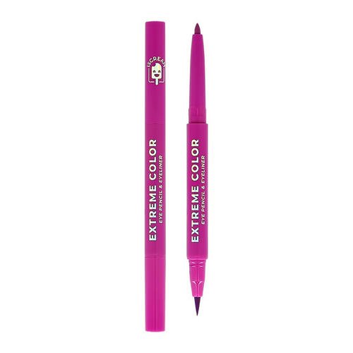 Карандаш-лайнер для глаз `ISCREAM` EXTREME COLOR 2 в 1 (violet)