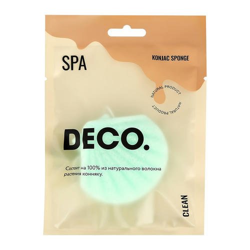 Спонж из конняку `DECO.` CLEAN (seashell) — изображение 2