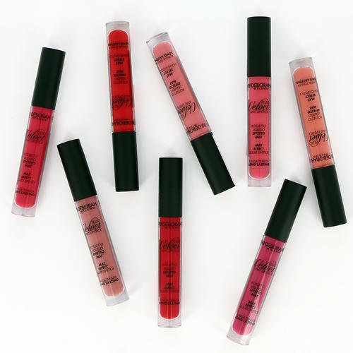 Помада для губ `DEBORAH` FLUID VELVET MAT LIPSTICK матовая жидкая тон 02 романтично розовый — изображение 3