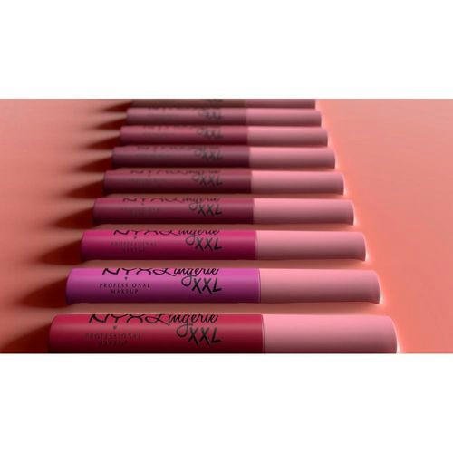 Помада для губ `NYX PROFESSIONAL MAKEUP` LINGERIE XXL жидкая матовая тон 16 — изображение 2