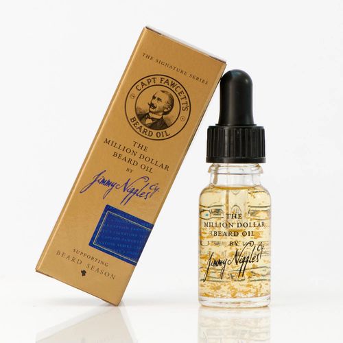 Captain Fawcett Jimmy Niggles Million Dollar Beard Oil Travel Sized - Масло для бороды 10 мл — изображение 4