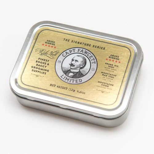 Captain Fawcett Ricki Hall Booze & Baccy Grooming Survival Kit - Подарочный набор для бороды и усов — изображение 4