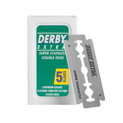 Derby Extra Double Edge Razor Blade - Сменные лезвия для бритья 100 шт — изображение 3