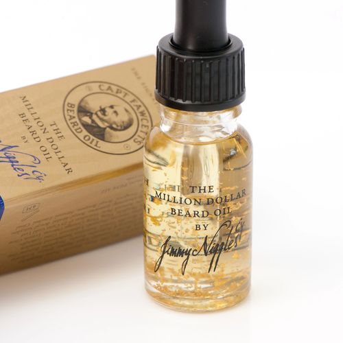 Captain Fawcett Jimmy Niggles Million Dollar Beard Oil Travel Sized - Масло для бороды 10 мл — изображение 3
