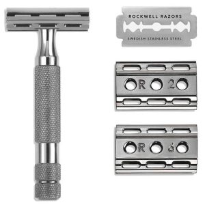 Rockwell 6C Gunmetal - Т-образная бритва Темный хром