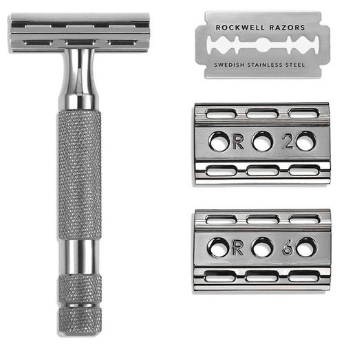 Rockwell 6C Gunmetal - Т-образная бритва Темный хром