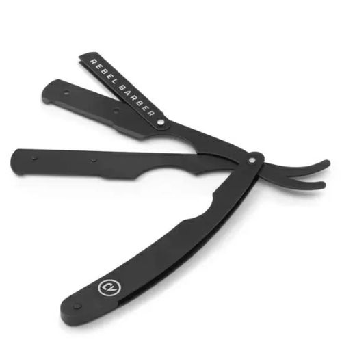 Rebel Barber Protector Black - Опасная бритва с защитой и сменным лезвием Protector Black — изображение 3