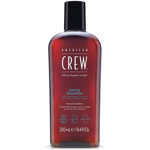 American Crew Detox Shampoo for Excess Sebum - Шампунь для глубокой очистки волос 250 мл — изображение 2