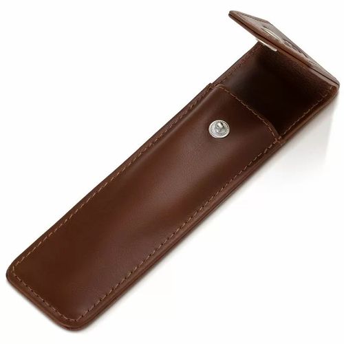 Rebel Barber Prestige Brown - Кожаный чехол для опасной бритвы — изображение 2