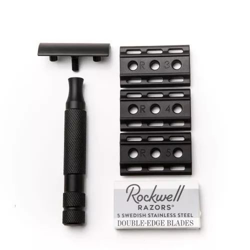 Rockwell 6S Black - Т-образная бритва Нержавеющая сталь Черная — изображение 5