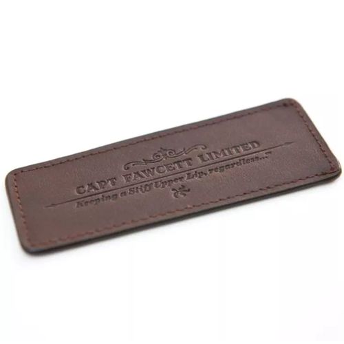 Captain Fawcett Leather Case for Folding Pocket Beard Comb - Кожаный чехол для расчески для бороды — изображение 3
