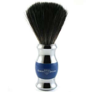 Edwin Jagger 21SB363CR - Помазок темно-синий искусственный ворс