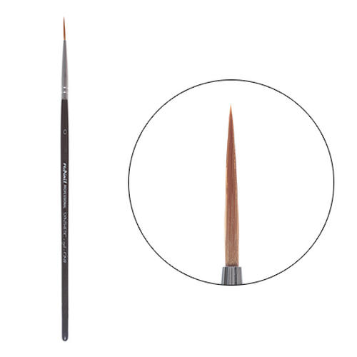 Кисть для геля ruNail Gel Synthetic GNR №0