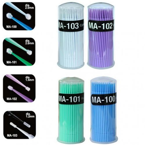 Микробраши в тубе, синие 2,5мм, 100 шт — изображение 2