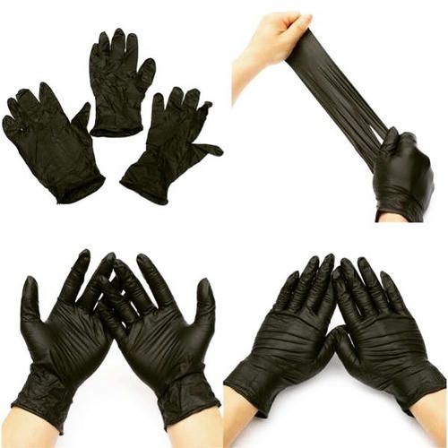 Перчатки нитрил Nitrile XS черные — изображение 5
