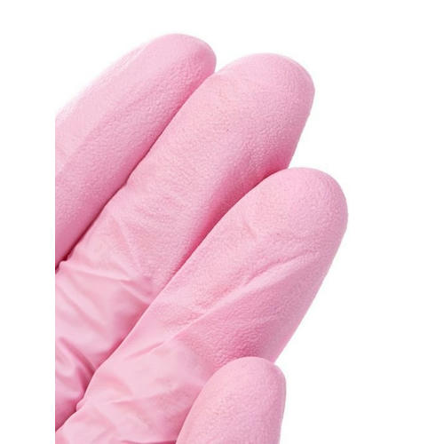 Перчатки нитрил Nitrile XS розовые — изображение 3