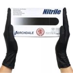 Перчатки нитрил Nitrile XS черные