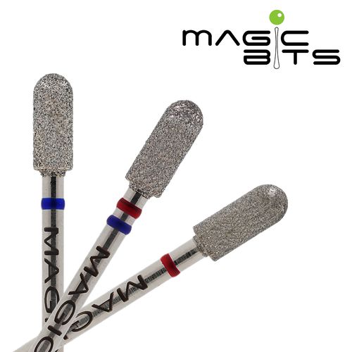 Фреза Magic Bits алмазная "Микрофон" 0,40 сине-красная — изображение 2