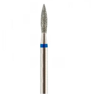 Фреза Beauty-Tools алмазная «Пламя» острое D=2,1 мм, синяя (104.243R.524.021)