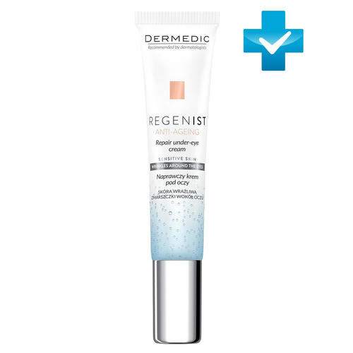 Дермедик Восстанавливающий крем для контура глаз Редженист Repair Under Eye Cream, 15 мл (Dermedic, Regenist)