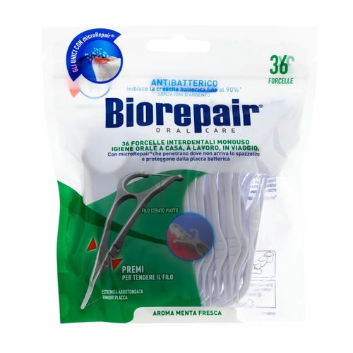 Биорепейр Зубная нить с держателем Hand-Held Flosser, 36 шт (Biorepair, Уход за зубами) — изображение 2