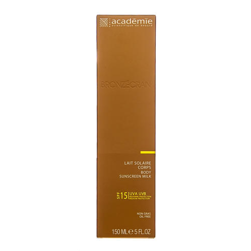 Академи Солнцезащитное молочко для тела SPF 15 'Body Sunscreen Milk SPF 15' 150 мл (Academie, Bronzecran) — изображение 2