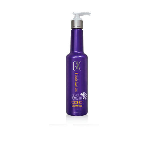 Глобал Кератин Оттеночный серебряный шампунь Silver Bombshell Shampoo, 280 мл (Global Keratin, Шампуни и кондиционеры)