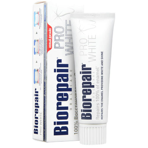 Биорепейр Биорепеир Зубная паста отбеливающая Pro White 75 мл (Biorepair, Отбеливание и лечение)