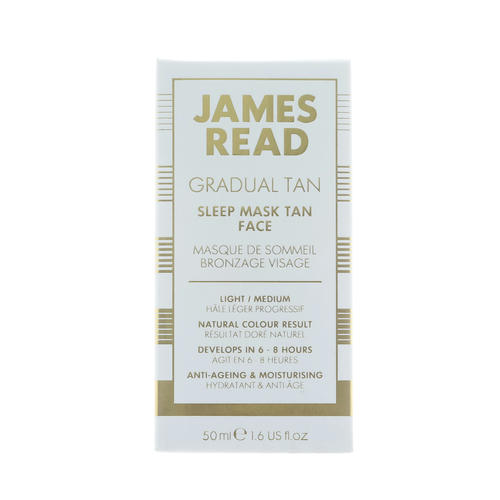 Джейм Рид Ночная маска для лица уход и загар Sleep Mask Tan Face, 50 мл (James Read, Gradual Tan) — изображение 2