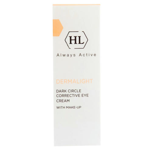 Холи Лэнд Корректирующий крем с тоном DERMALIGHT DARK CIRCLE CORRECTIVE EYE CREAM WITH MAKE-UP, 15 мл (Holyland Laboratories, Dermalight) — изображение 2