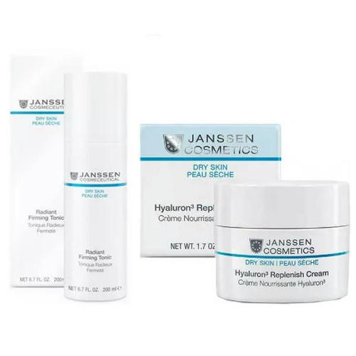 Янсен Косметикс Набор для базового ухода: крем 50 мл + тоник 200 мл (Janssen Cosmetics, Dry Skin)