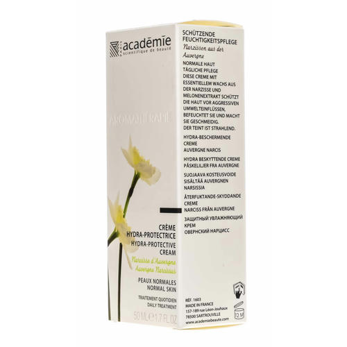 Академи Защитный увлажняющий крем "Овернский Нарцисс" AromaTherapie Creme Hydra-Protectrice, 50 мл (Academie, Aromatherapie) — изображение 3