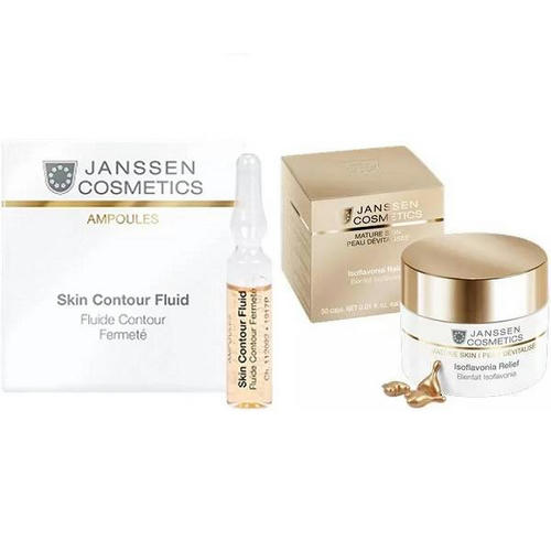Янсен Косметикс Набор Anti-age: сыворотка с пептидами 3х2 мл + капсулы 10 шт (Janssen Cosmetics, Capsules)
