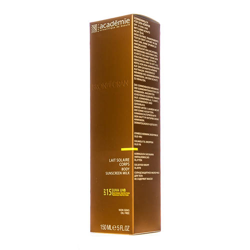 Академи Солнцезащитное молочко для тела SPF 15 'Body Sunscreen Milk SPF 15' 150 мл (Academie, Bronzecran) — изображение 3