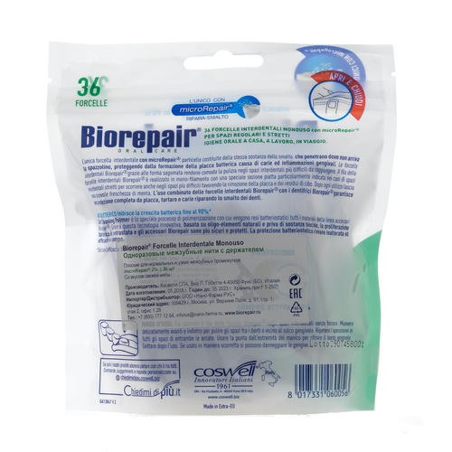 Биорепейр Зубная нить с держателем Hand-Held Flosser, 36 шт (Biorepair, Уход за зубами) — изображение 3
